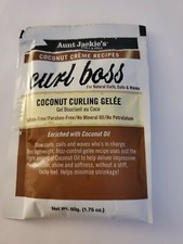 Aunt Jackie's Curl Boss Coconut Curling Gelee for Coils Wave Hair 1.75oz -1PK