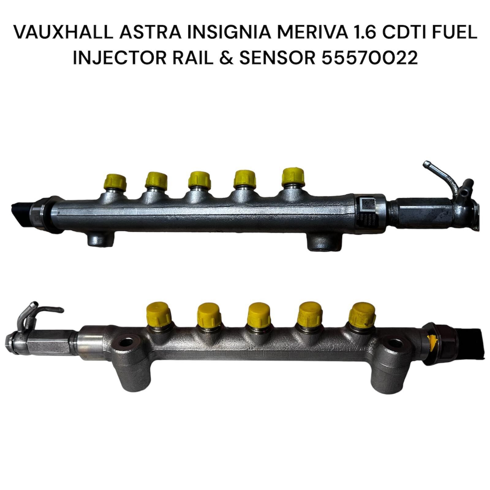 High pressure fuel rail for Vauxhall Insignia/ Meriva 1.6 CDTI - 55570022