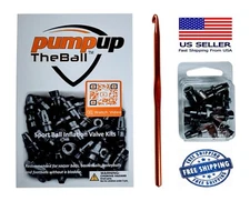 SPORT BALL INFLATION VALVE KIT FOR SOCCER BALLS, BASKETBALLS, VOLLEYBALLS, ETC.
