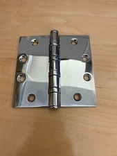 P.E. Guerin 4.5"x4.5"Button Tip Ball Bearing Butt Hinge