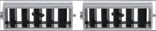 1969 Camaro, 1969 - 76 Corvette, Replacement AC Center Dash Vents - Pair- 748614 - Imagen 2 de 24