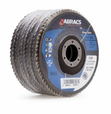 Abracs 115mm 40 Grit Pro Zirconium Flap Grinding Sanding Discs 