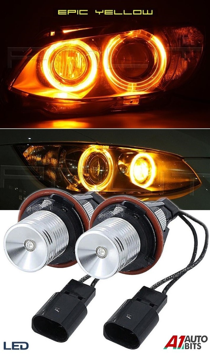 2 x LED Angel Eyes Marker 5W Blau für E39 E53 E60 E61 E64