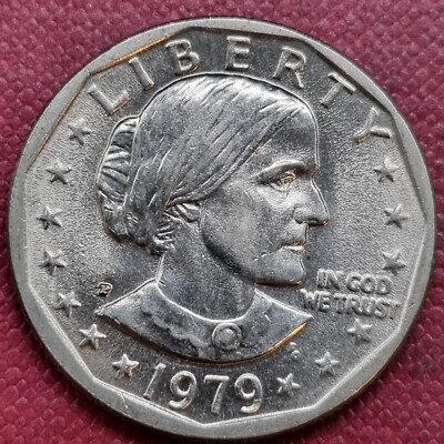 1979 P Susan B. Anthony Dollar $1 NEAR DATE WIDE RIM High Grade BU UNC #88581