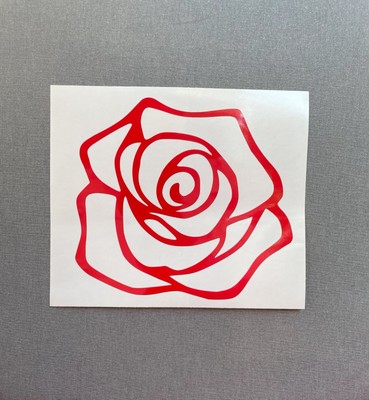 Rose Petals 6 Inches  For Cars, Safes, Mirrors, Vanities Customize Your Color