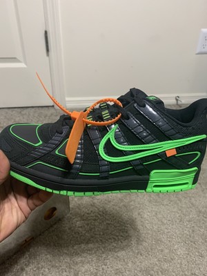 Nike Rubber Dunk x Off White, Green Strike Size 9.5 - Deadstock via SNKRS App | eBay