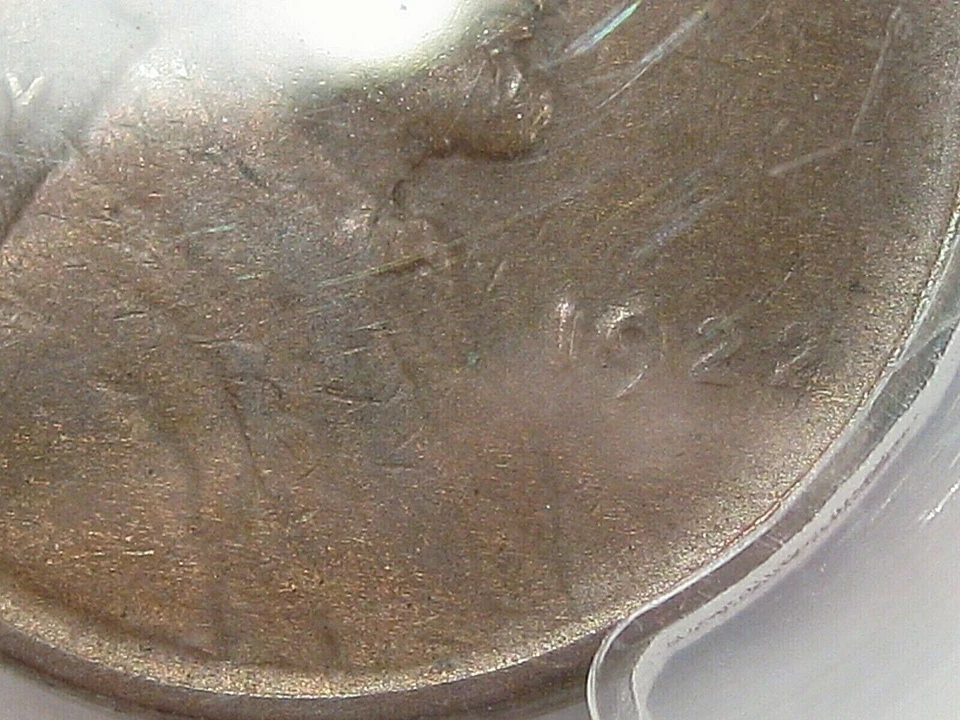 Key-Date 1922-D (Weak "D") US Lincoln Penny. PCGS F12. #4 - Image 3 of 4