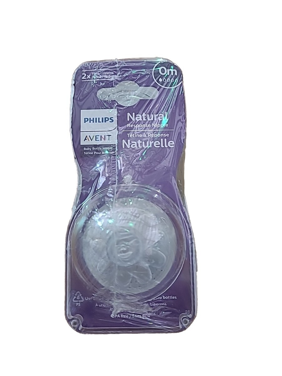 Philips Avent Natural Response Size Flow Newborn 0M baby Bottle