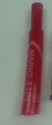 NEW M.A.L PERMANENT MARKER PIPE HIDEAWAY STORAGE - RED