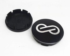 4pcs 56 Mm Suitable For Enkei Black Silver Alloy Wheel Center Caps Rim Hub Caps
