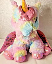 Barbie Pegasus Plush Pet Tie Dye Dreamtopia Winged Unicorn Stuffed Animal GLW 