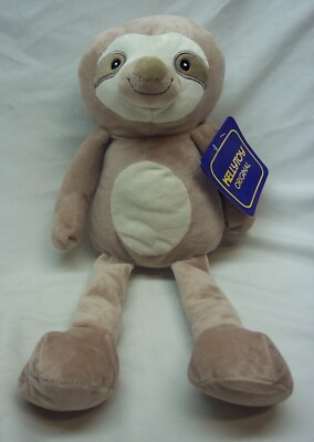 Kellytoy CUTE SOFT TAN HAPPY SLOTH 15" Plush STUFFED ANIMAL TOY NEW ...