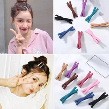 Hair Clip Bowknot Hairpin Matte Candy Color Barrettes Hair Accessories Fashion