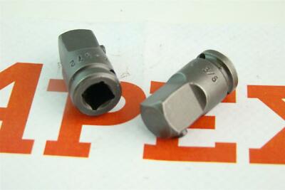 (2) Apex  3/8'' x 1/2'' Socket Adaptor  , 372