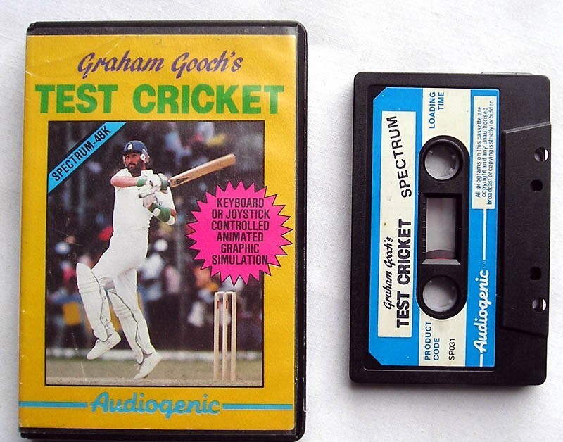 Sinclair ZX Spectrum 48K Game - GRAHAM GOOCH'S TEST CRICKET