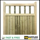 Heavy Duty Solid Wooden Handmade Pedestrian Garden Entrance Gate Treated Timber