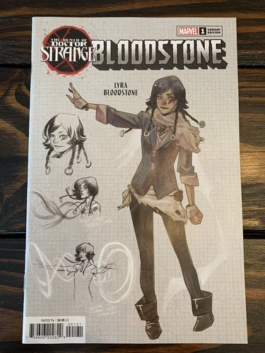 Marvel Comic: Death of Doctor Strange: Bloodstone #1 1:10 Design Variant -Gemini
