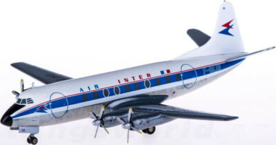 1:200 Herpa AIR INTER Vickers Viscount 700 Passenger Aircraft