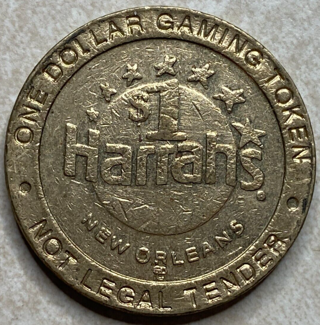 Harrahs New Orleans $1 Chip Casino Gaming Arcade Token T77 | eBay