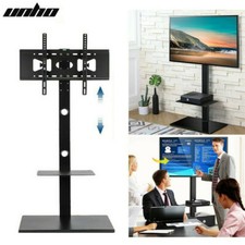 TV Standfuß für 32-65" Bodenständer Fernsehstand Höhenverstellbar mit HDMI Kabel