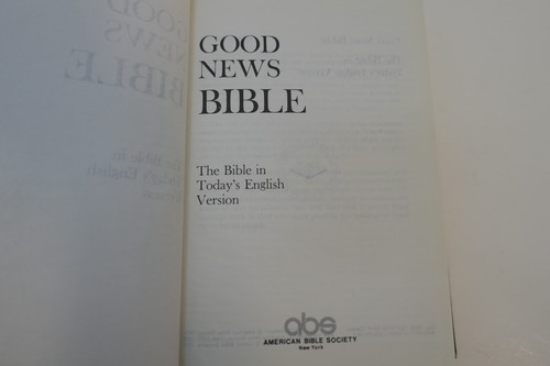 Good News Bible Today's English Version 1976 Hardcover - Picture 3 of 5