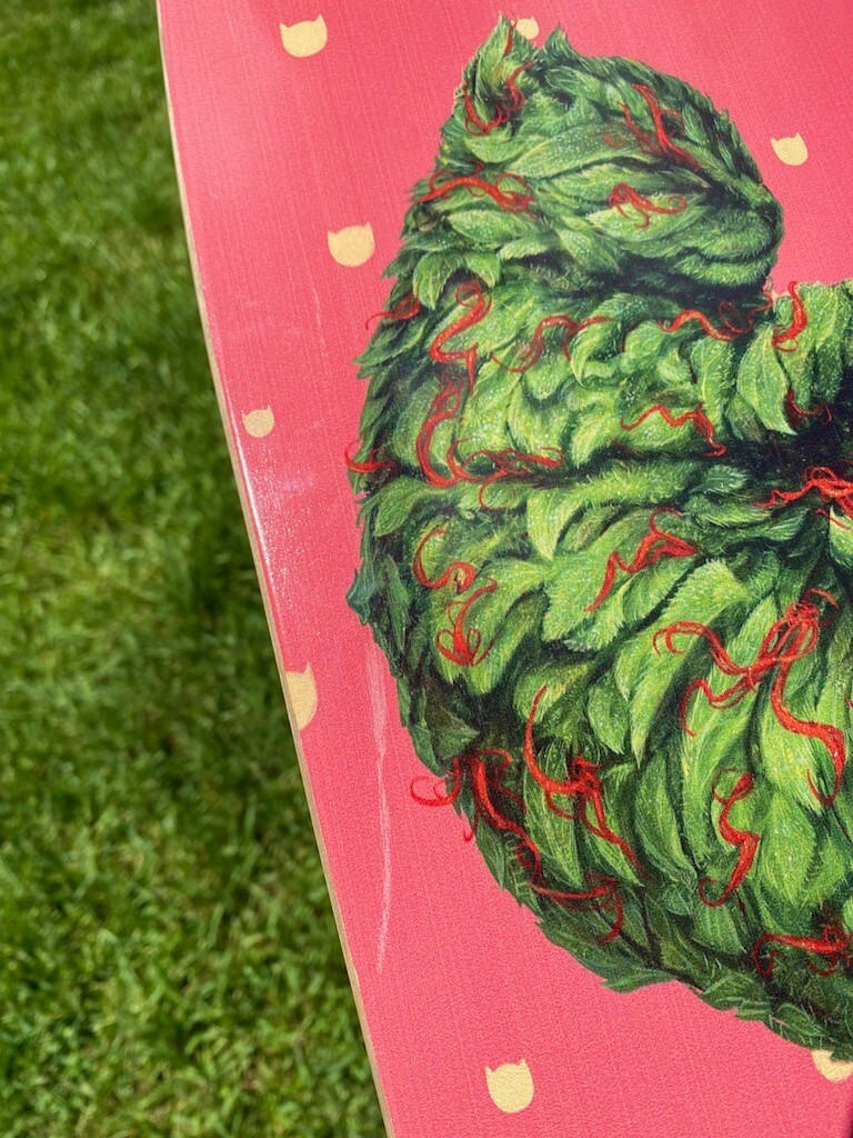 ✨ LANDYACHTZ DINGHY BLUNT MEOWIJUANA 🐈🌳🔥🛹 CRUISER BOARD