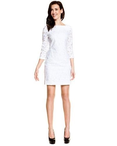 Diane Von Furstenberg DVF White Sarita Flower Lace Shift Cocktail Dress | eBay Diane Von Furstenberg DVF White Sarita Flower Lace Shift Cocktail Dress | eBay