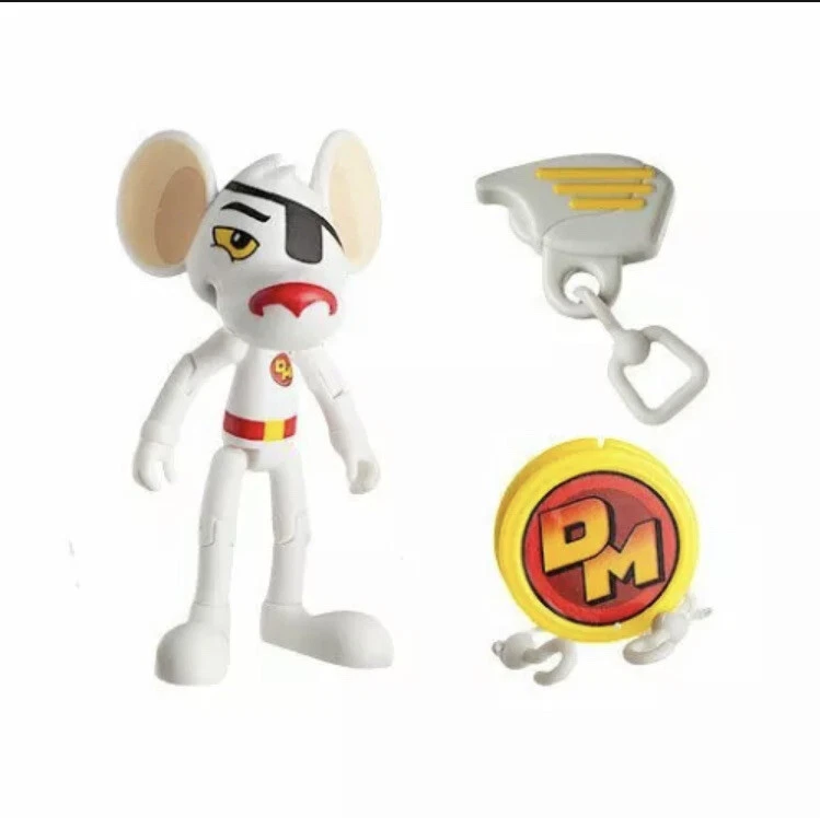 Danger Mouse Action Figure Toy Zip Line 3" TV Show Kids Rare New in Box Sealed - Image 3 of 4