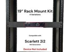 Rack Mount Kit for Scarlett 2i2 4th Gen 19" Rack 1.5U 4 Variations