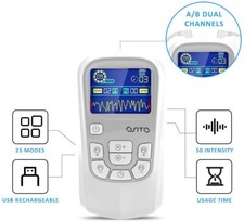 TENS EMS Premium Electric Pulse Back and Neck Massager Relieves Nerve Pain US