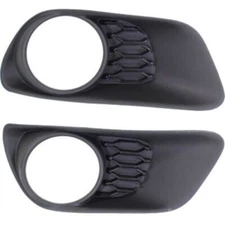 Fog Light Trims Lamps Set of 2 Driver & Passenger Fits Dodge Caravan 11-20