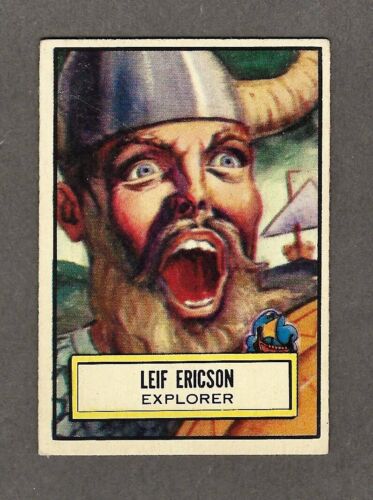 1952 Topps Look 'n See #126 Leif Ericson - Picture 1 of 2