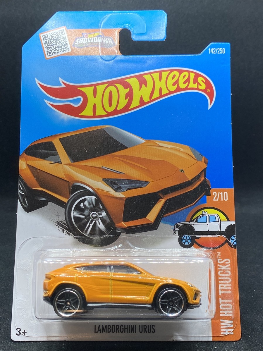 2016 Hot Wheels Orange Lamborghini Urus #142/250 - NEW - IMPORT