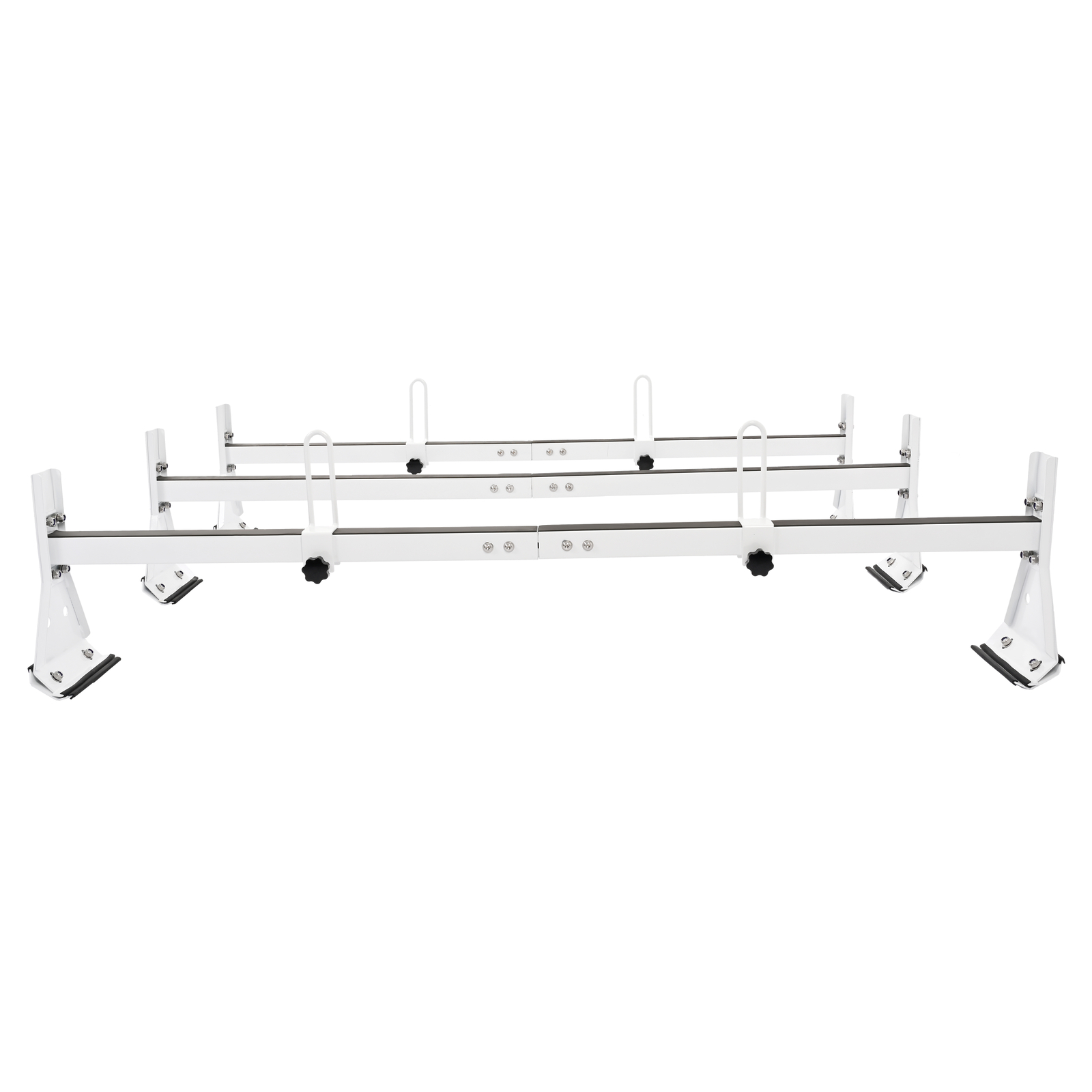 59" For Chevy Express Fullsize Van 3 bar 96-23 Ladder Roof Rack Steel Cross Bar