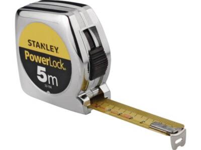 STANLEY 1-33-198 Taschenrollbandmaß PowerLock  Länge 8 m Breite 25 mm mm/cm EG I