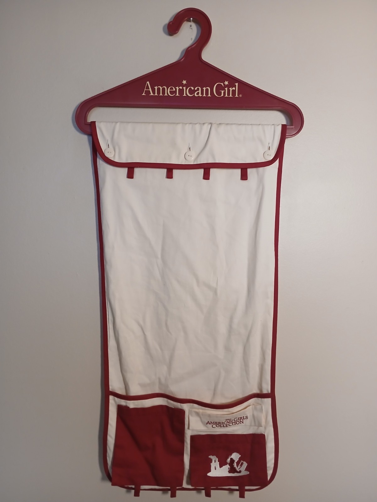 American Girl Collection Storage Caddy Over the Door Hanging Clothes Organizer