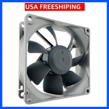 Ultra Quiet Silent Fan, 3-Pin, 1200 RPM 80mm, Grey