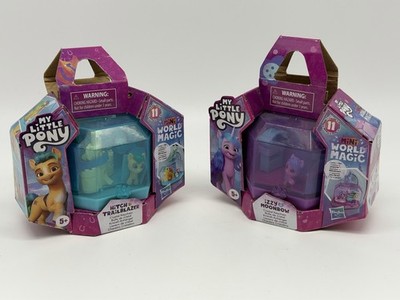 My Little Pony Mini World Magic Hitch Trailblazer Kristall Izzy Moonbow Anhänger