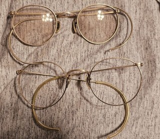 ANTIQUE GOLD FILLED EYEGLASSES 1/10 12k G.F. ARTCRAFT & HIBO