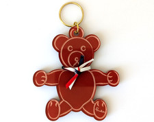 Regalo VIP Orso Pomellato Portachiavi Rosso Acrilico Teddy Lusso Marca Gioielli Italiani