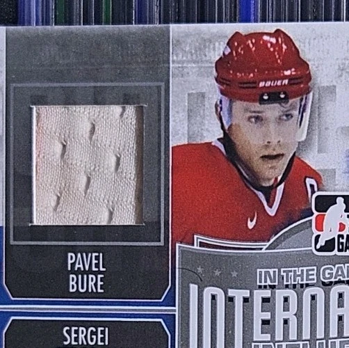 13-14 ITG International Bure / Fedorov / Larionov / Nabokov Quad Jersey Card - Image 3 of 4