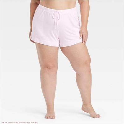 Women's Cloud Knit Pajama Shorts -Auden Pink 2X *SEE DEAL!!!*