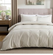 Bedsure 100 Cotton Duvet Cover King Size - Rope Weave Pattern Comforter...