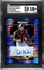 2022 Panini Prizm Draft Cade Hunter SGC 10 w/10 Auto Navy Blue Pulsar (1/9)