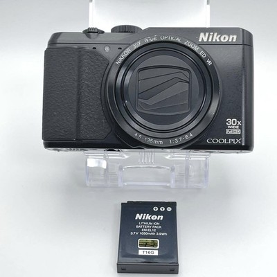Nikon Coolpix S9900 Black 16.0MP 30x Compact Digital Camera Used