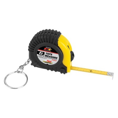 Performance Tool 6' Mini Tape Measure - W5006 7.6 m, Black