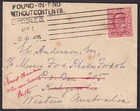 GB 1905 KEVII London - FOUND WITHOUT CONTENTS - FIRST DAY PENNY POST AUSTRALIA