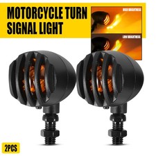 2X For Honda Yamaha Suzuki Kawasaki Ducati Motorcycle Turn Signal Blinker Lights