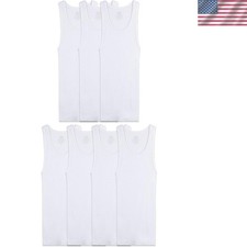 Cool  Lightweight Eversoft Cotton Tank Tops for Boys - 7 Pack, X-Small