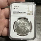 1896 Morgan Silver Dollar MS63 NGC